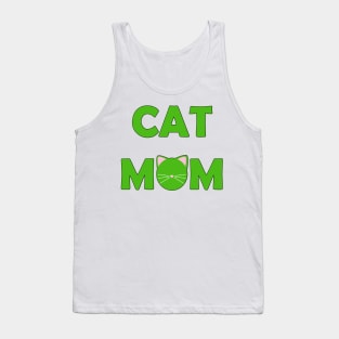 Cat Mom (Kelly Green) Tank Top